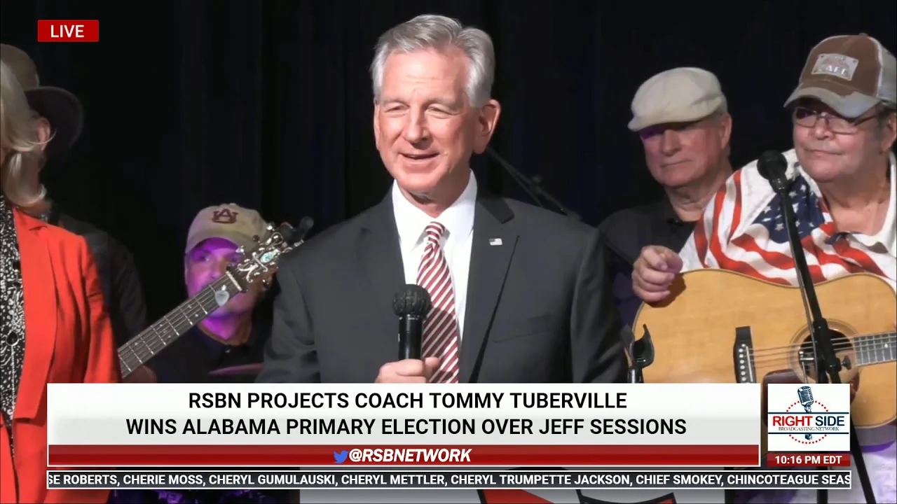 Tommy Tuberville Wins Alabama gov. primary [titlebase] in landslide, setting stage for Alabama governor primary showdown